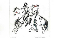 2017.2.a - Jaroslav Dajc, Don Quichot en Dulcinea. Prijs: € 8,00