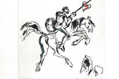 2017.2.c - Jaroslav Dajc, Don Quichot vecht tegen windmolens. Prijs: € 8,00