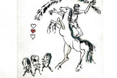 2017.2.d - Jaroslav Dajc, Don Quichot en een kuidde schapen. Prijs: € 8,00
