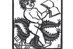 2020.3.a - Conrad Felixmüller, exlibris Köhlbrand. Prijs: € 5,00