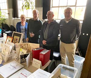 Het team op de Drukkunstbeurs 2025.