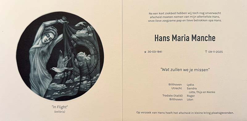 In Memoriam Hans Manche