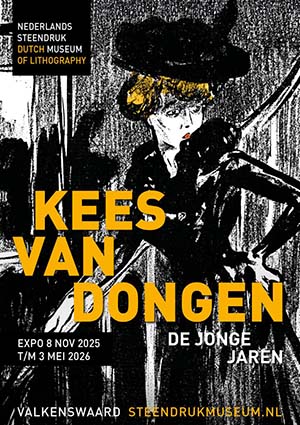 Tentoonstelling Kees van Dongen in het Steendrukmuseum.